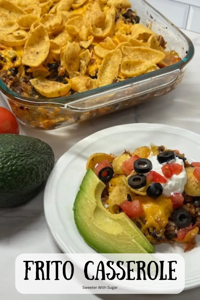 Make dinner fun and flavorful with this easy Frito Casserole recipe! Packed with seasoned ground beef, melted cheese, and crunchy Fritos, this hearty dish is a family favorite. Perfect for busy weeknights or casual gatherings, it’s a quick and comforting meal that everyone will love. #FritoCasserole #EasyDinnerRecipe #FamilyFavorites #ComfortFood #TexMexCasserole #QuickMeals #CheesyGoodness