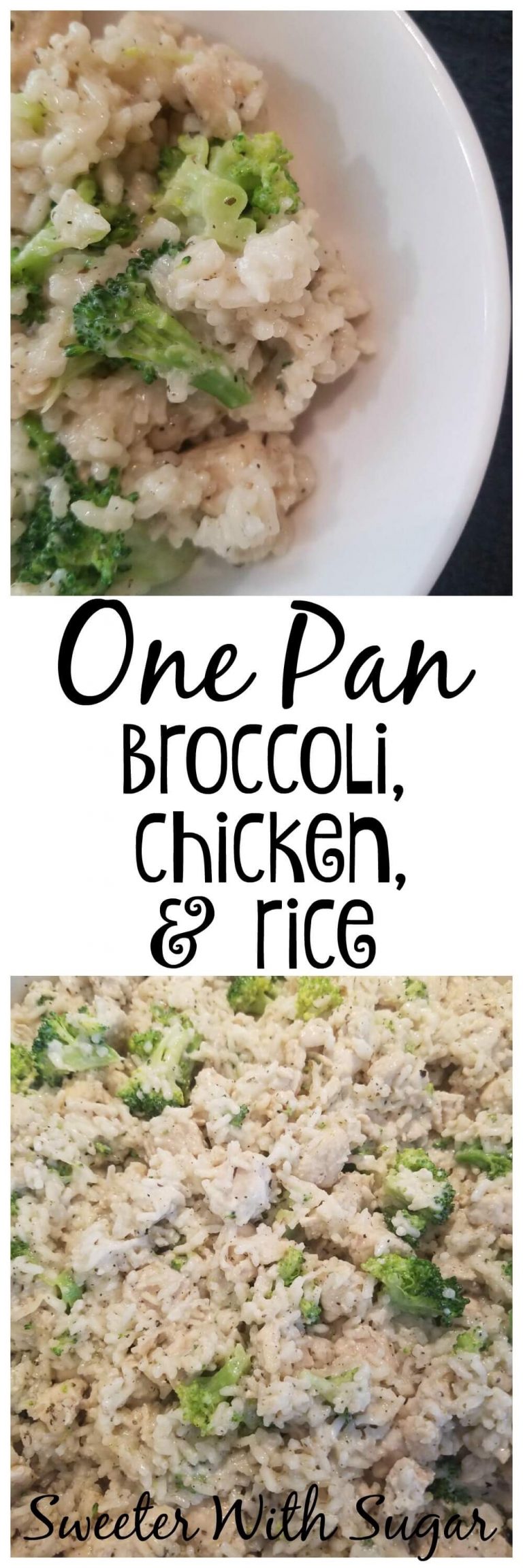 One Pan Broccoli, Chicken, and Rice