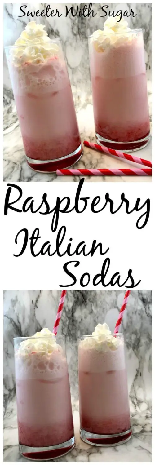 Raspberry Italian Sodas