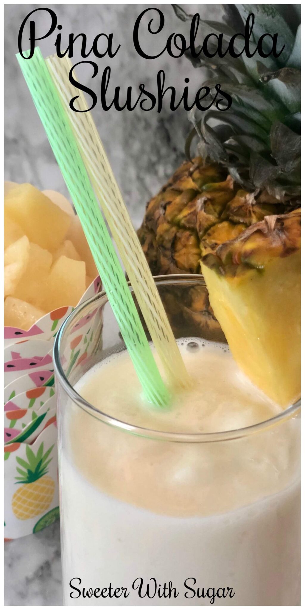 Pina Colada Slushies