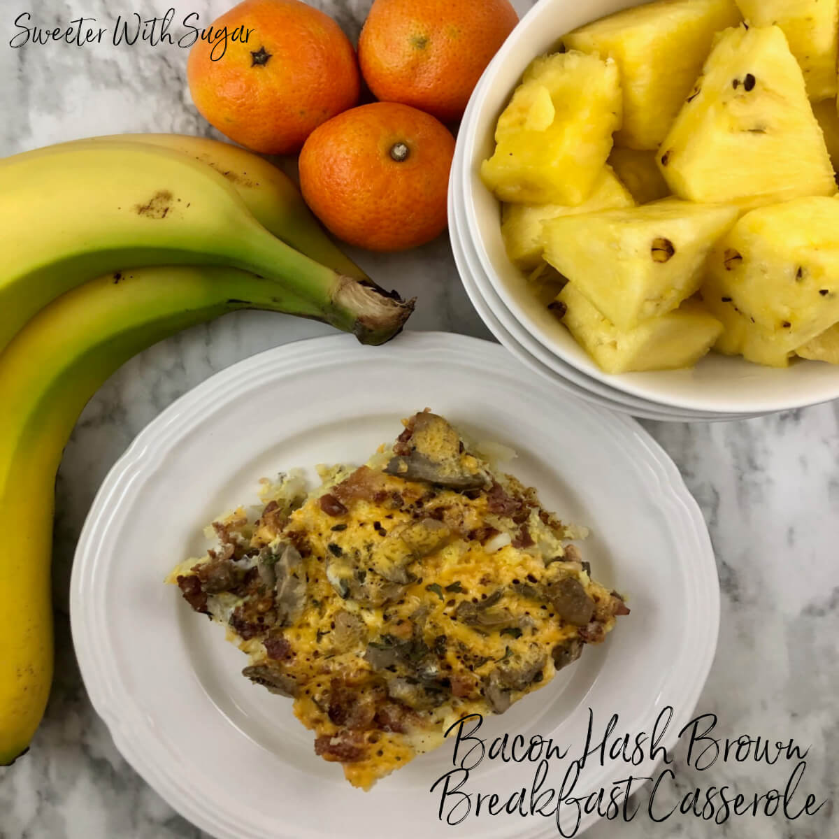 Bacon Hash Brown Breakfast Casserole