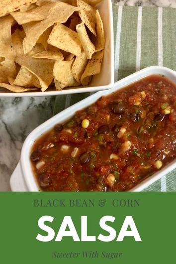 Crock Pot Cheesy Salsa, Black Bean and Corn Dip - Joy Love Food