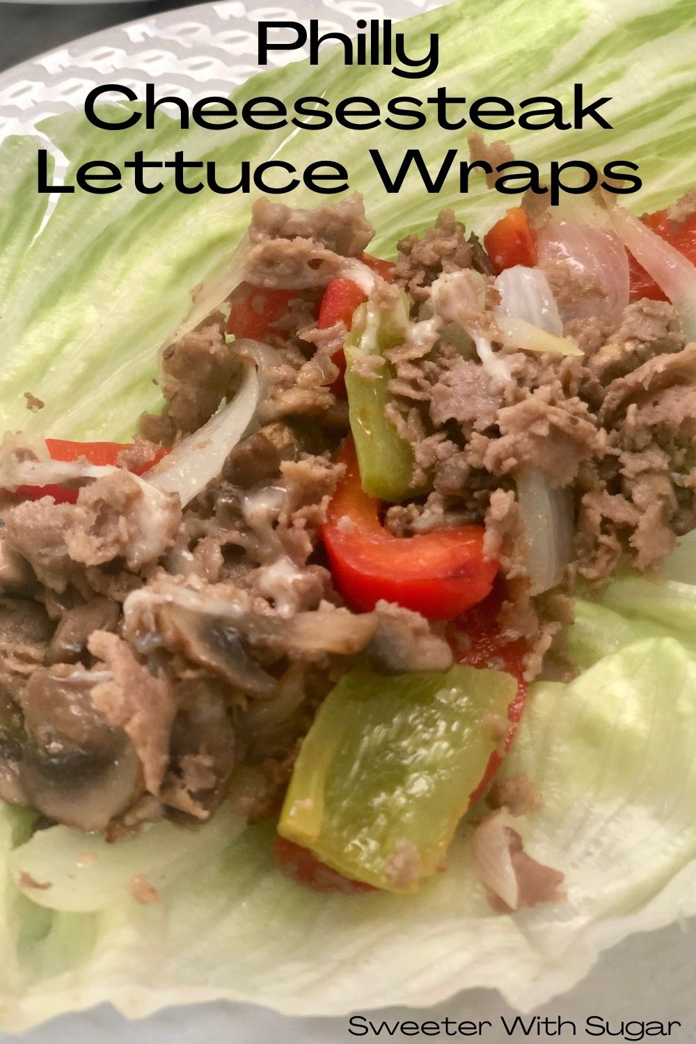 Philly Cheesesteak Lettuce Wraps