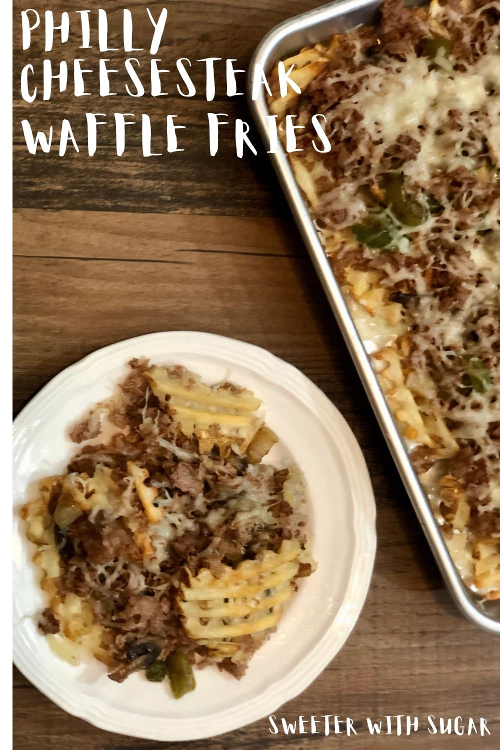 How to Make Philly Cheesesteak Waffle Fries