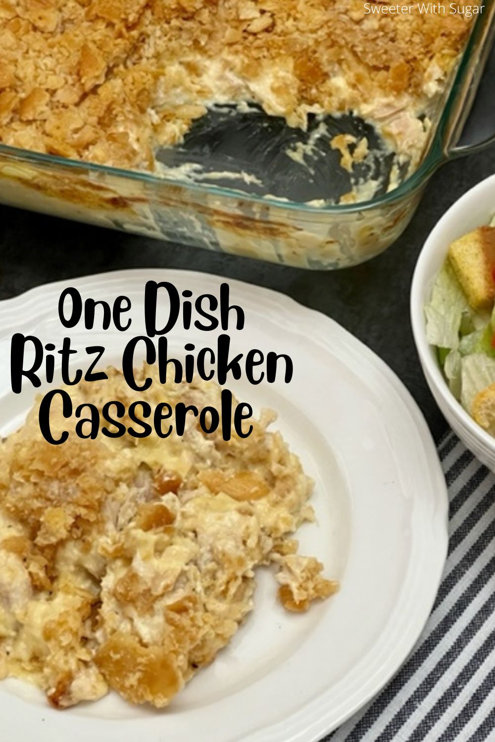 One Dish Ritz Chicken Casserole