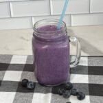 Blueberry Coconut Protein Smoothie-Sweeter With Sugar