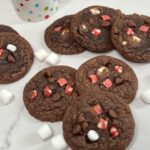 Peppermint Hot Cocoa Brownie Cookies-Sweeter With Sugar