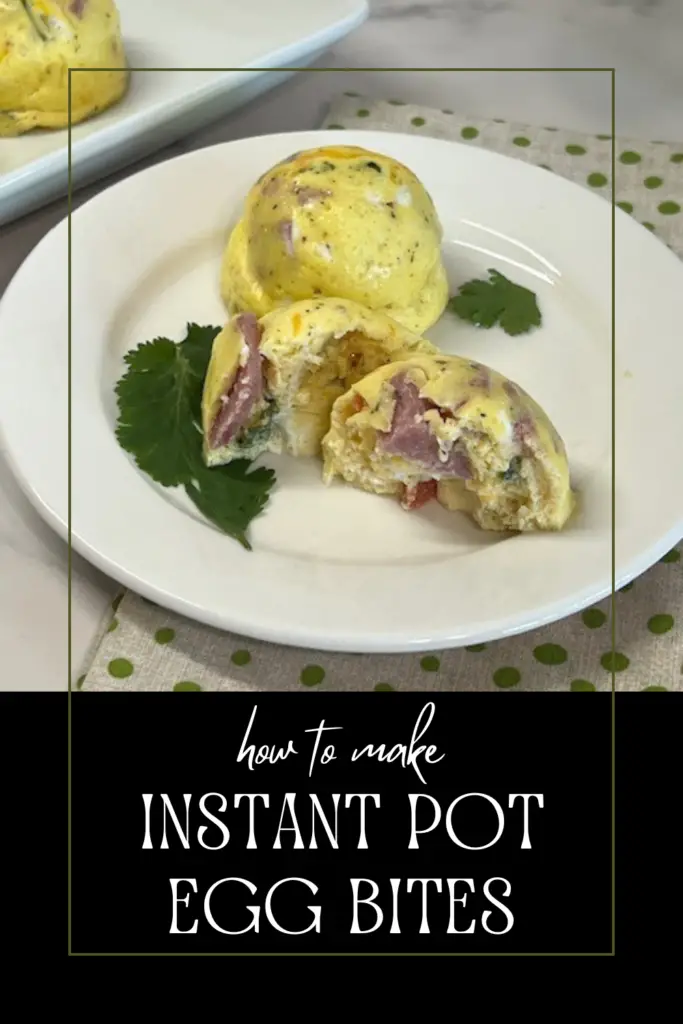 Instant Pot Egg Bites are so simple to make and quick to cook in the instant pot or pressure cooker. You can use leftovers from dinner-whatever sounds good in your egg bites. #InstantPotRecipes #PressureCookerRecipes
#EggBites #EggMuffins #EasyBreakfastRecipes