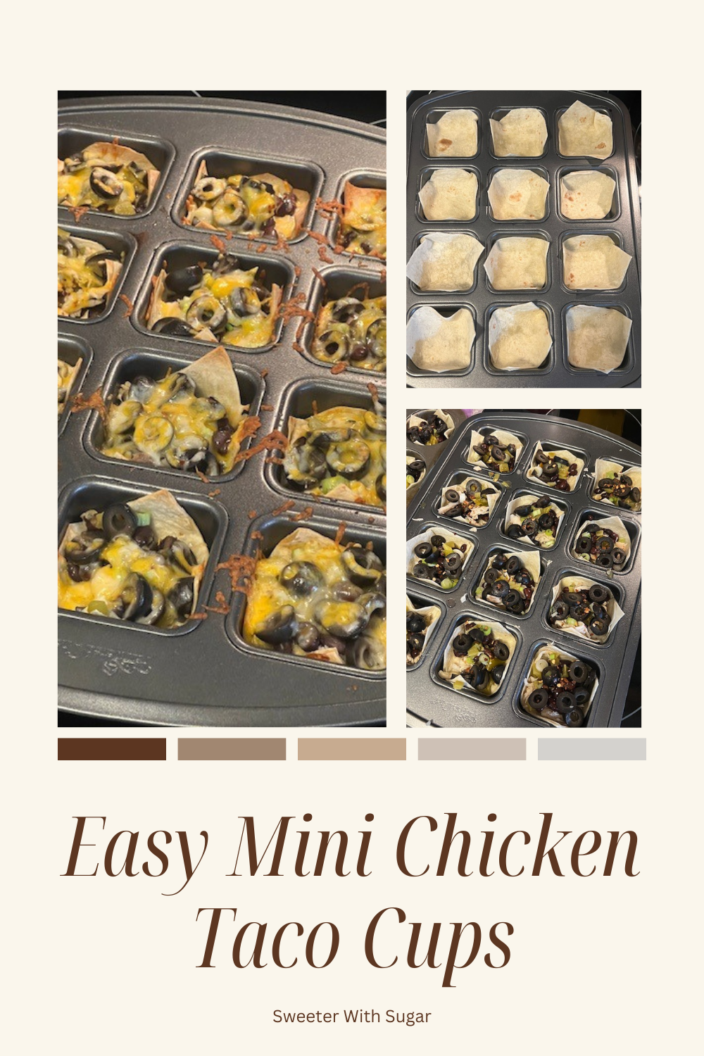 Mini Chicken Taco Cups are the perfect party appetizer or paired with a salad, a perfect dinner. These bite-sized delights are packed with flavorful chicken, fresh toppings, and served in crispy taco cups. Easy to make and sure to please! #MiniTacoCups #ChickenTacos #PartyAppetizers #EasyRecipes #BiteSizedDelights #FingerFoods #TacoLovers #AppetizerIdeas