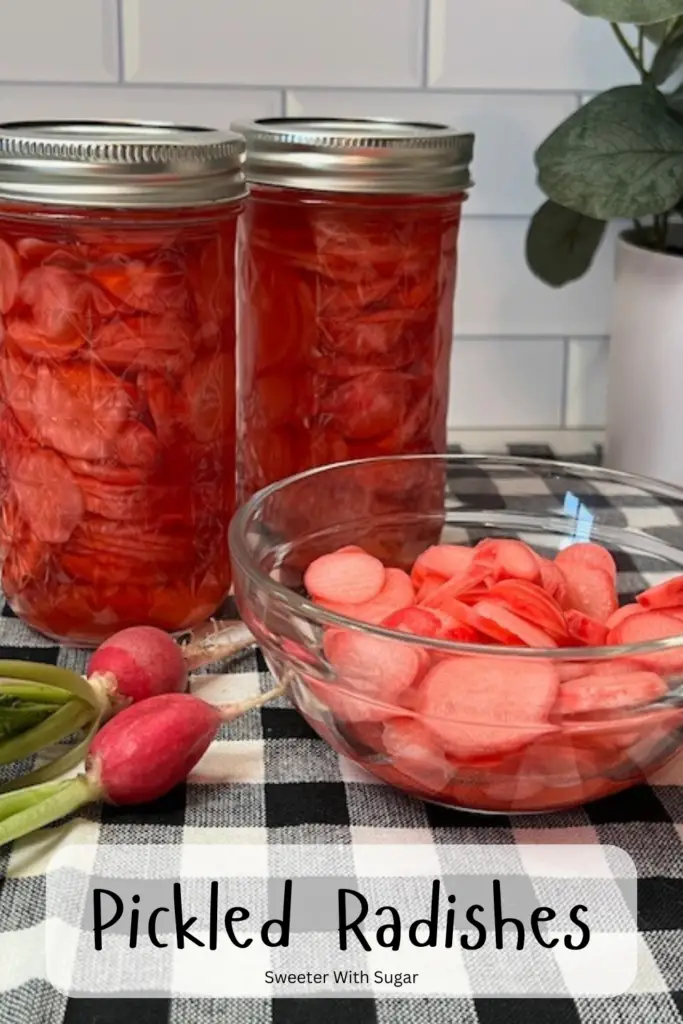 Elevate your dishes with our tangy and crunchy Pickled Radishes recipe. Simple to make and bursting with flavor, these pickled radishes are perfect for salads, sandwiches, and more. #PickledRadishes #PicklingRecipes #EasyRecipes #HomemadePickles #TangyTreats #HealthySnacks #FlavorfulFood #DIYPickling