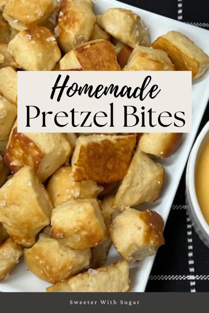 Whip up a batch of soft, chewy Pretzel Bites with this easy recipe. Perfect for snacking, parties, or game days, these pretzel bites are sure to be a hit. Enjoy them with your favorite dips! #PretzelBites #EasyRecipes #HomemadeSnacks #PartyFood #GameDaySnacks #SnackTime #BakingRecipes #DeliciousBites