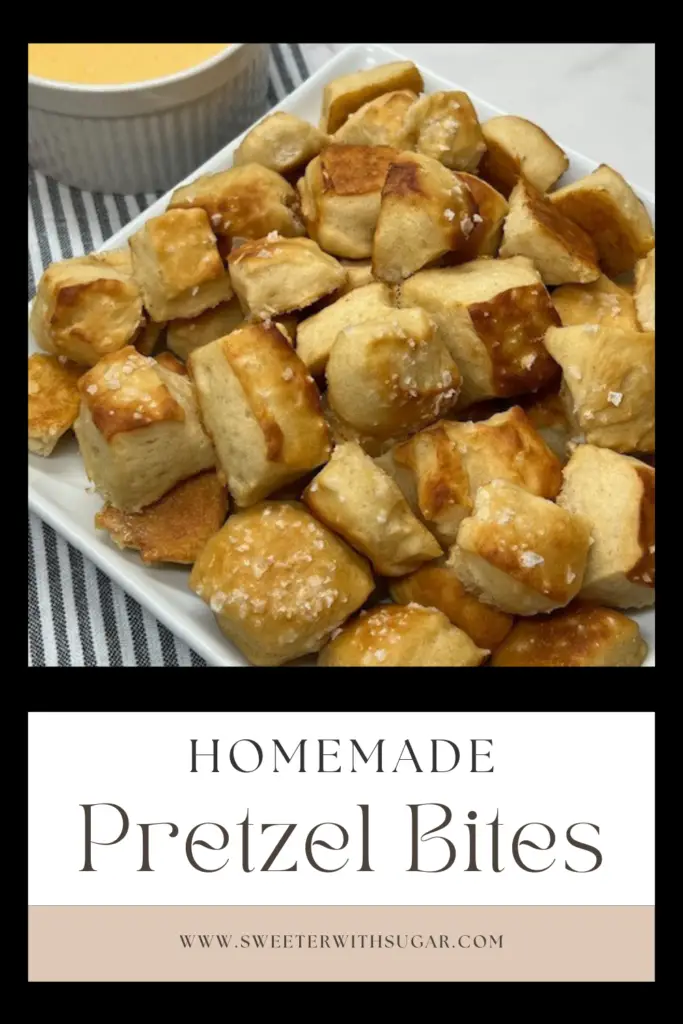 Whip up a batch of soft, chewy Pretzel Bites with this easy recipe. Perfect for snacking, parties, or game days, these pretzel bites are sure to be a hit. Enjoy them with your favorite dips! #PretzelBites #EasyRecipes #HomemadeSnacks #PartyFood #GameDaySnacks #SnackTime #BakingRecipes #DeliciousBites