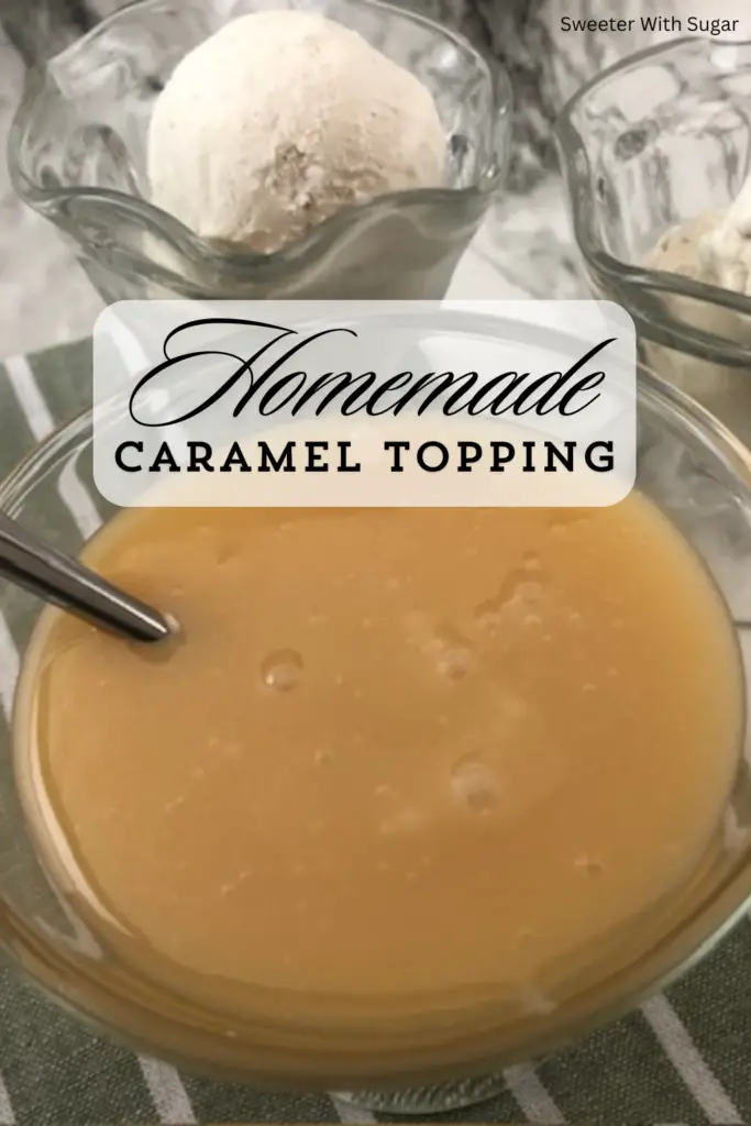 Homemade Caramel Topping is rich and buttery, perfect for drizzling over ice cream, cakes, pies, or even hot cocoa. This easy-to-make caramel sauce is smooth, sweet, and irresistibly creamy. Made with simple ingredients, it adds a decadent touch to your favorite desserts. #HomemadeCaramel #CaramelTopping #DessertSauce #EasyRecipes #SweetTreats #IceCreamTopping #DecadentDesserts