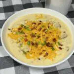 Loaded Baked Potato Soup-Sweeter With Sugar