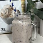 Blueberry Vanilla Protein Smoothie-Sweeter With Sugar