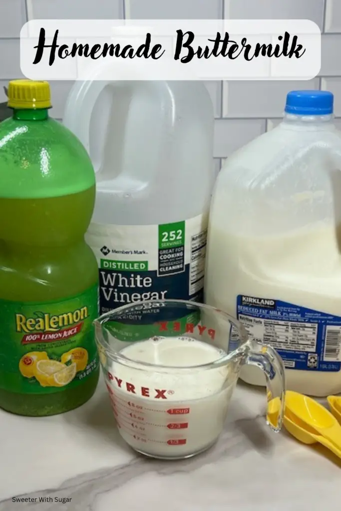 Learn how to make Homemade Buttermilk in minutes with this quick and easy recipe! Perfect for baking fluffy pancakes, moist cakes, or tender biscuits, this DIY buttermilk substitute uses just two simple ingredients you already have in your kitchen. Say goodbye to last-minute store runs and enjoy fresh, tangy buttermilk anytime. #HomemadeButtermilk #DIYRecipes #ButtermilkSubstitute #EasyBakingTips #KitchenHacks #BakingEssentials #QuickRecipes